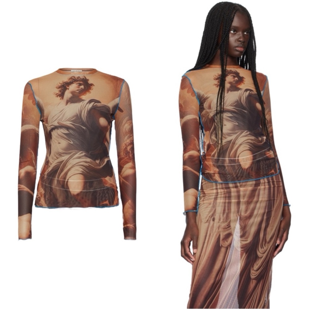 ROKH Multicolor Renaissance Mask Long Sleeve T-Shirt